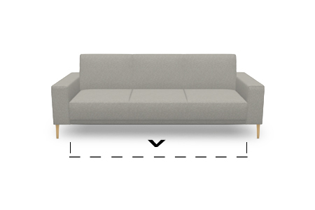 trojkřeslo L - rozkládací